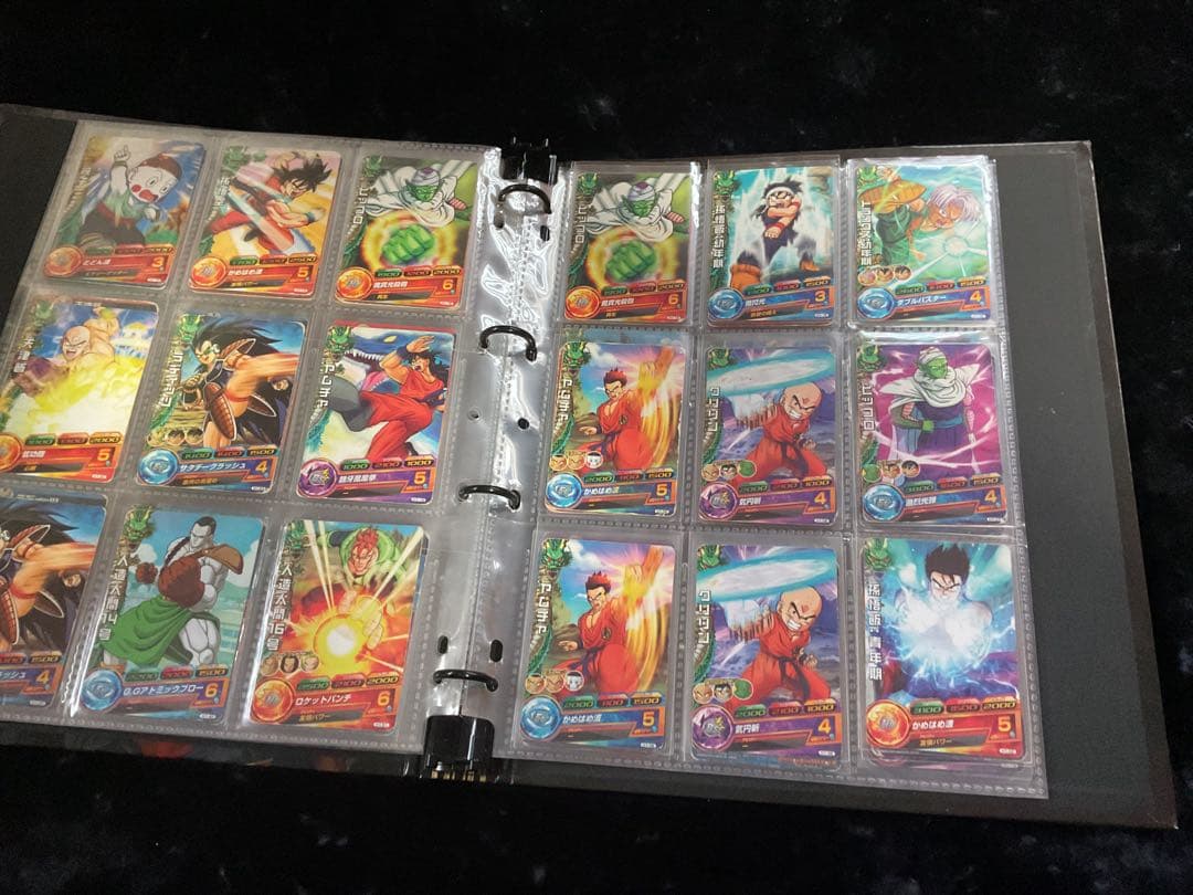 ドラゴンボールヒーローズまとめ売り引退品旧弾H一弾貴重バインダー付き