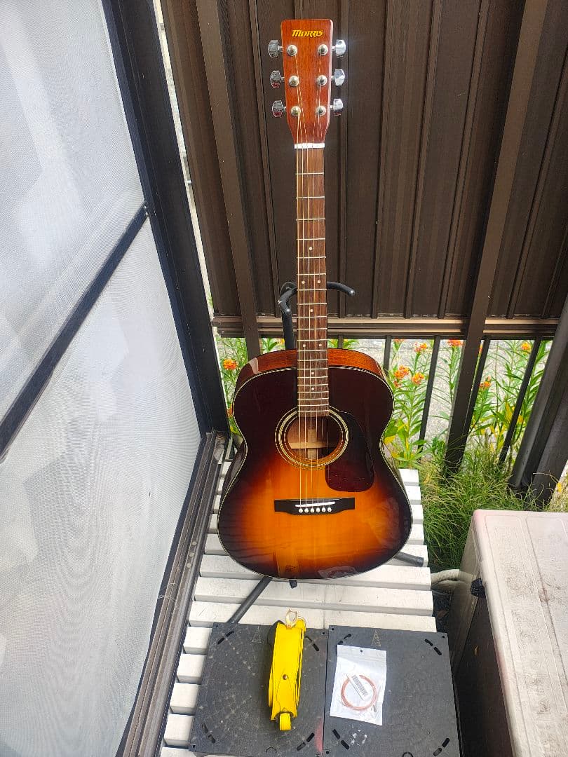 美品 MORRIS MF-２５６ＴＳ 1980年代 PU付エレアコ 25000円