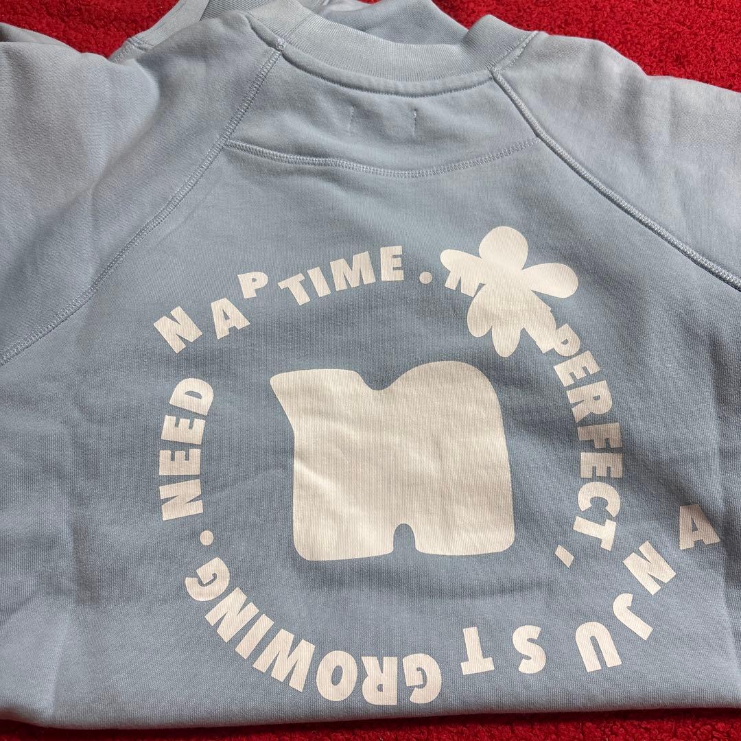 ナップタイム　naptime. Nissy 西島隆弘　スウェット　プルオーバー青