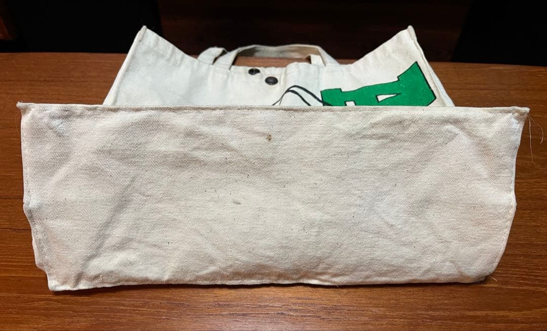 ビンテージ70'sピーナッツキャンバストートバッグ●スヌーピーキャラクターUSA