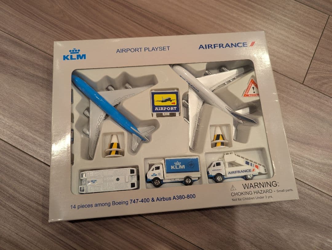 空港模型セット　AIRPORT PLAYSET AIRFRANCE KLM終売品