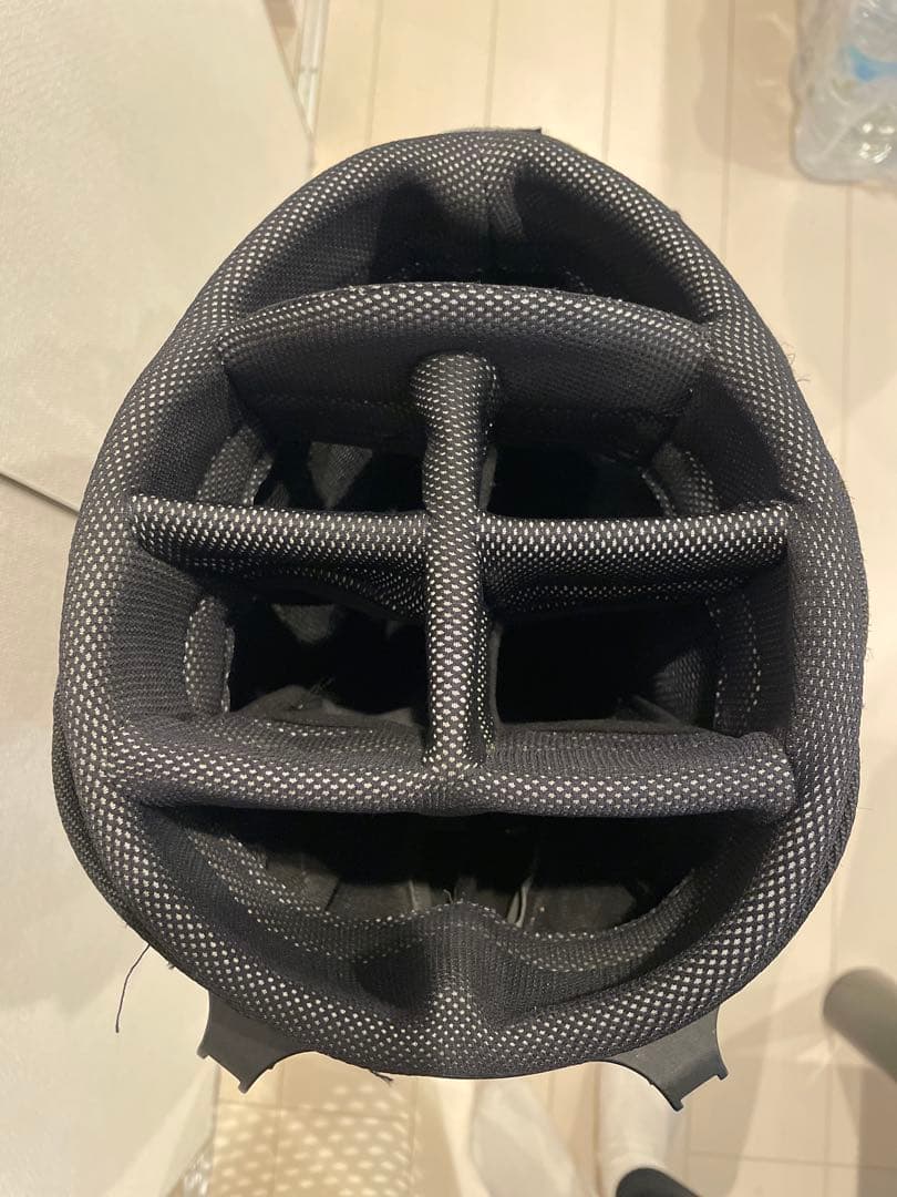 【マークー】Titleist キャディバッグ 黒/赤