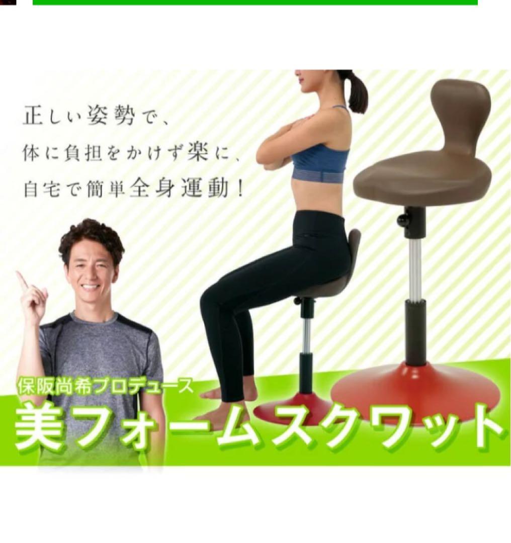 保阪尚輝 監修 美スクワット スクワット椅子マシン 上下運動 引き取り限定