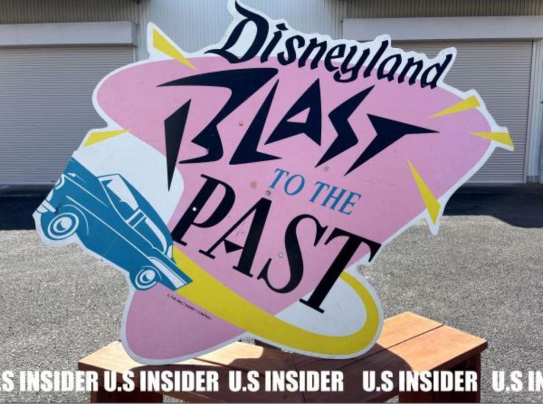 USA非売品1988年~1989年　パレードにて使用　C.Aディズニーランド看板