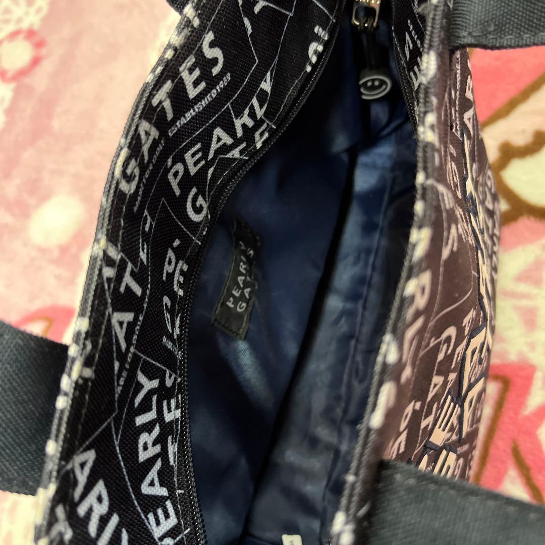 PEARLY GATES ステッカー柄　カートバッグ