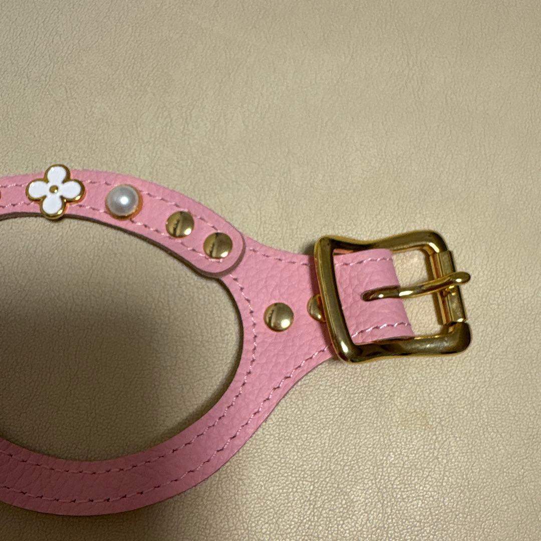 kazama ハーネス　ピンク　SS ゴールド金具　パール