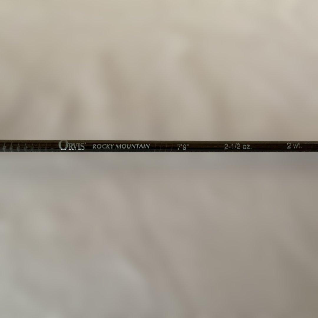 ORVIS ROCKY MOUNTAIN 7’9” 2WT中古フライロッド