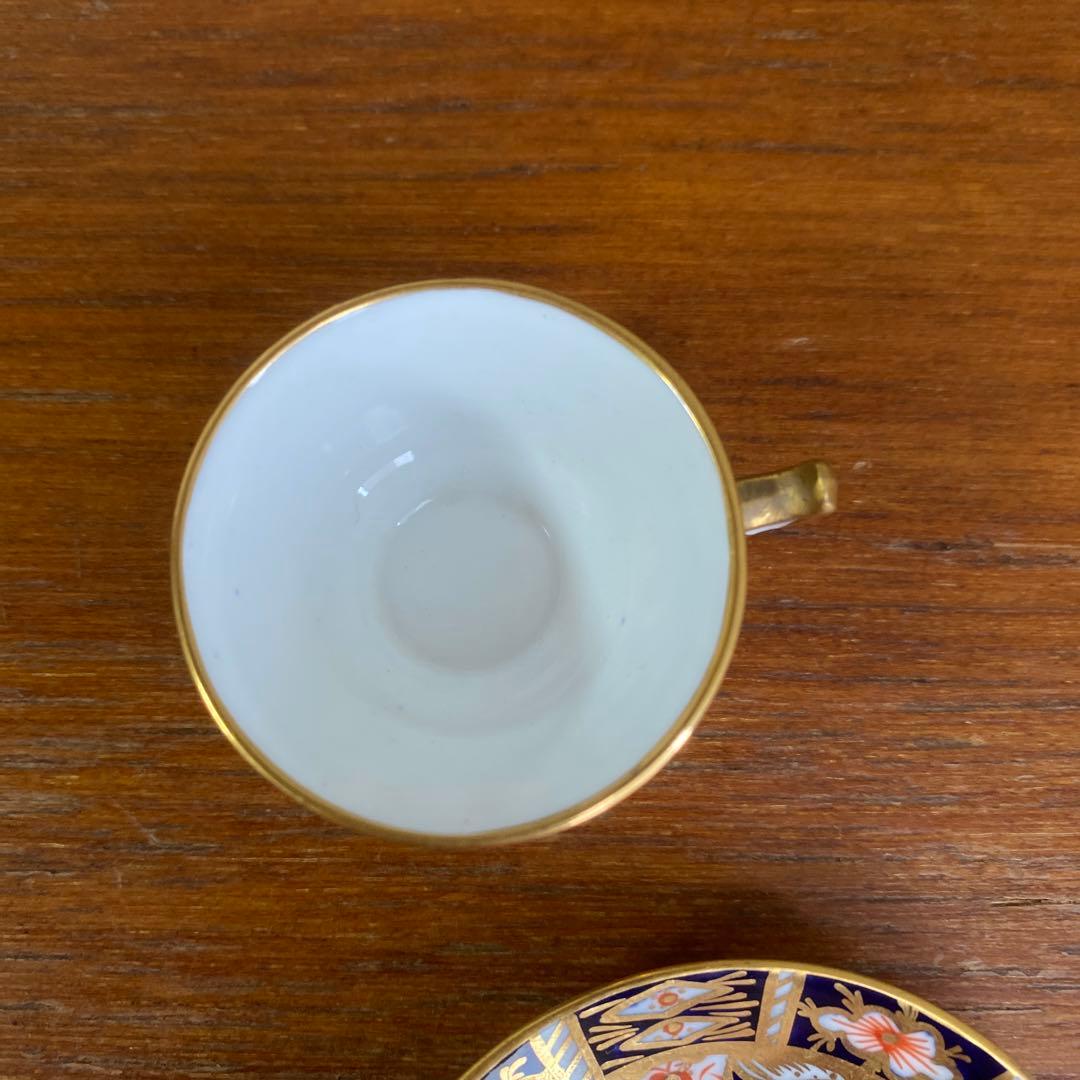 ロイヤルクラウンダービー イマリ ミニチュア　カップ　ソーサー　伊万里