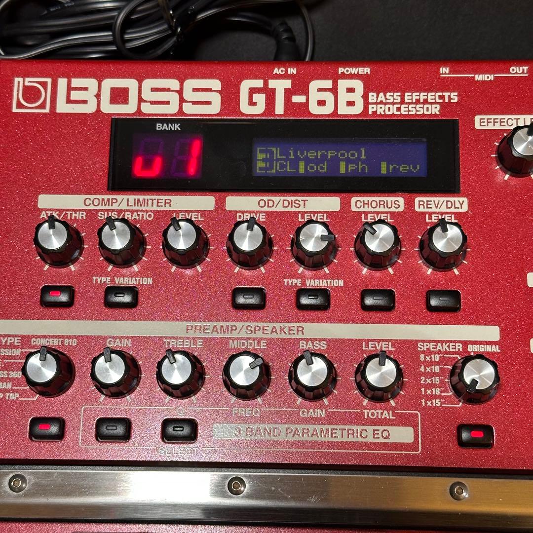 Roland BOSS GT-6B ベース用マルチエフェクター
