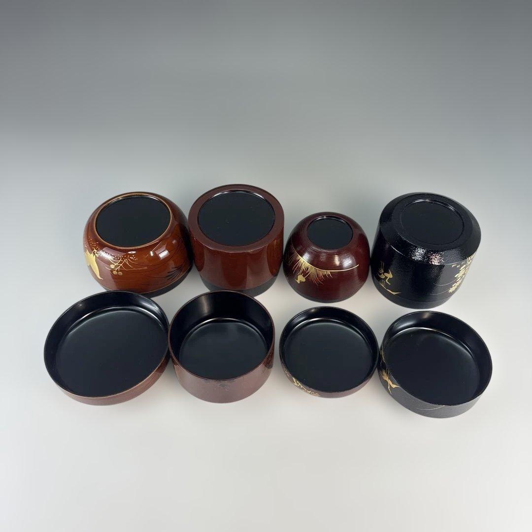 【中古品】高野浩雲造　井伊宗観好　十二月茶器（共箱）USED〈税込・送料込〉