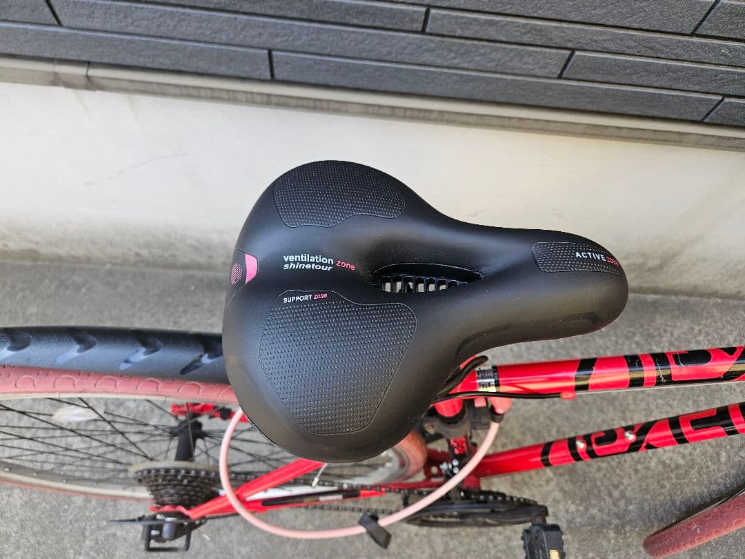 （引取希望）クロスバイク 700c 自転車 シマノ21段変速ギア