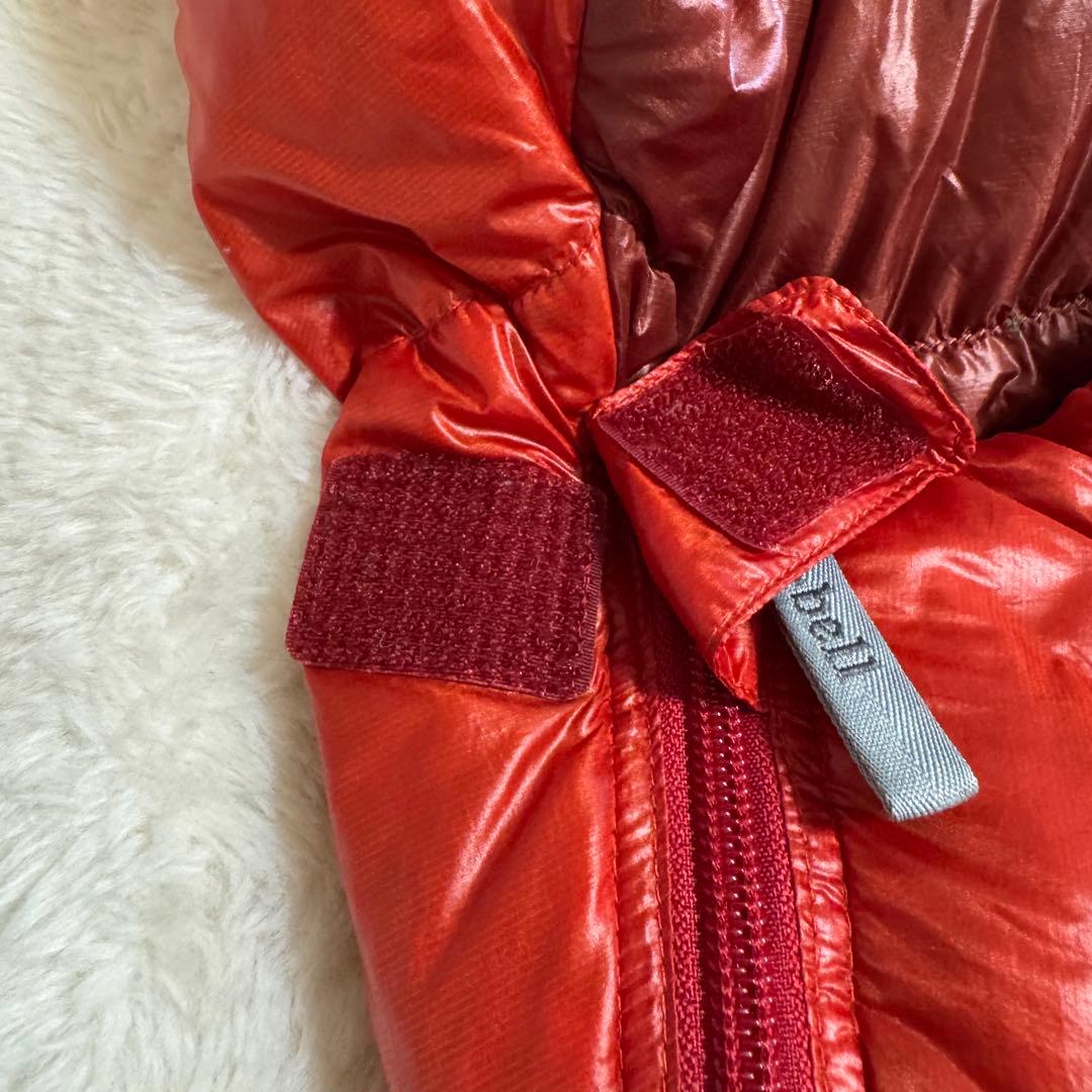 極美品モンベル800FP ダウンハガー800 #3 R/ZIP赤クリーニング済