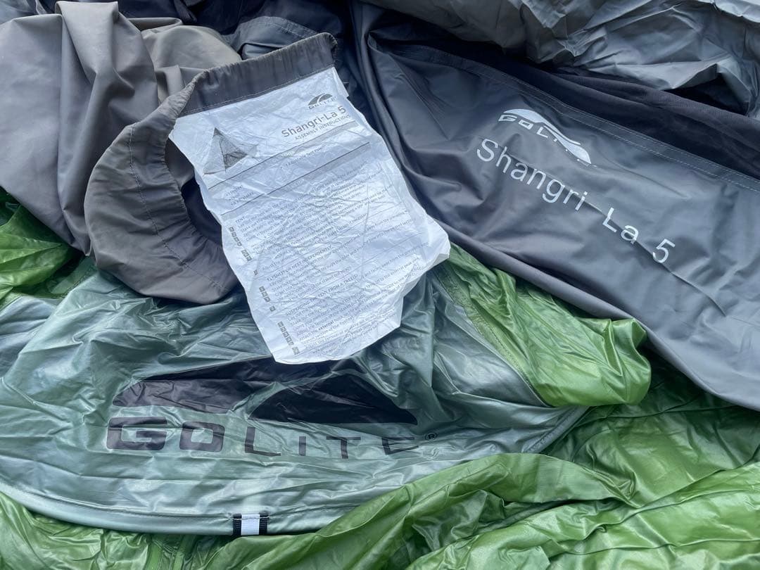 【美品】　廃盤　使用3回　希少　ゴーライト　シャングリラ5 ワンポールテント