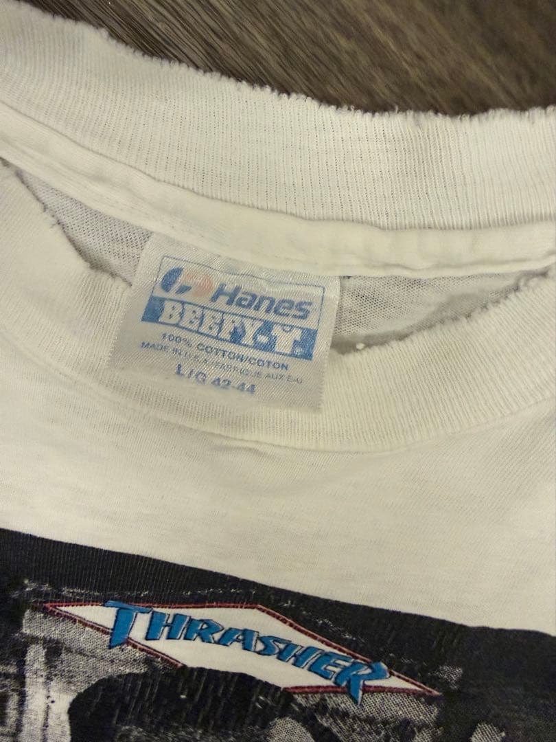 ドスペ　THRASHER スラッシャー　スケート Tシャツ　ヴィンテージ