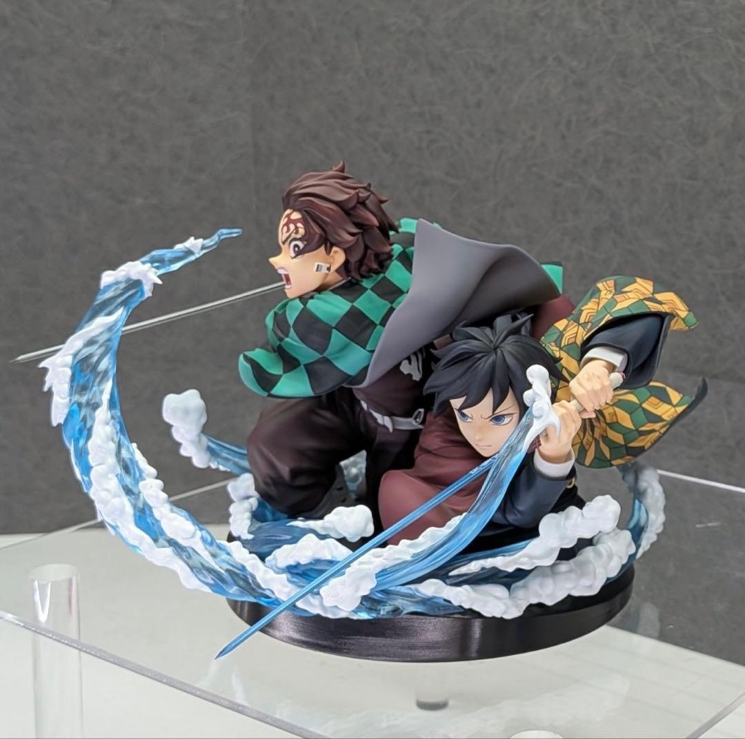 アニプレックスオンラインくじ　A賞　竈門炭治郎　冨岡義勇　ノンスケールフィギュア