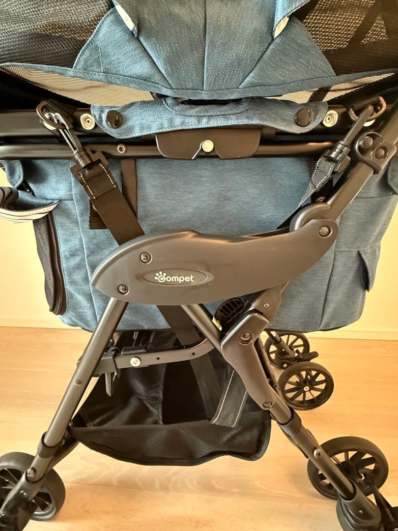 コムペット ペットカート ミリミリEGロング　デニムブルー