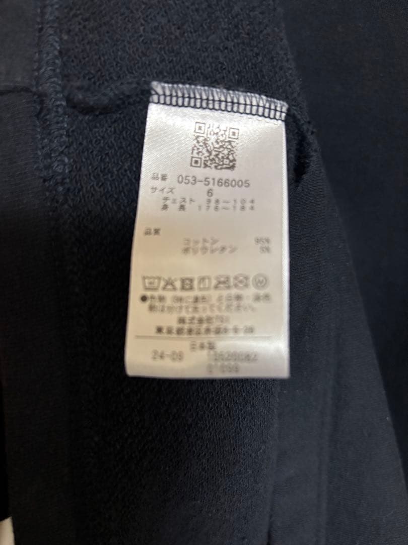 【1回のみ利用】PEARLY GATES タートルネックシャツ サイズ6