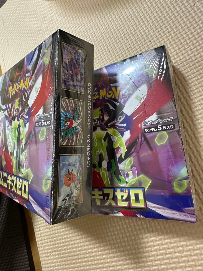 シュリンク付き ポケモンカードゲーム ムニキスゼロ 新品未開封