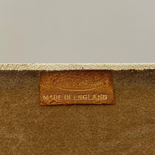 英国 イギリス製 アンティーク 回転式 卓上 カレンダー ゴールド レザー台座