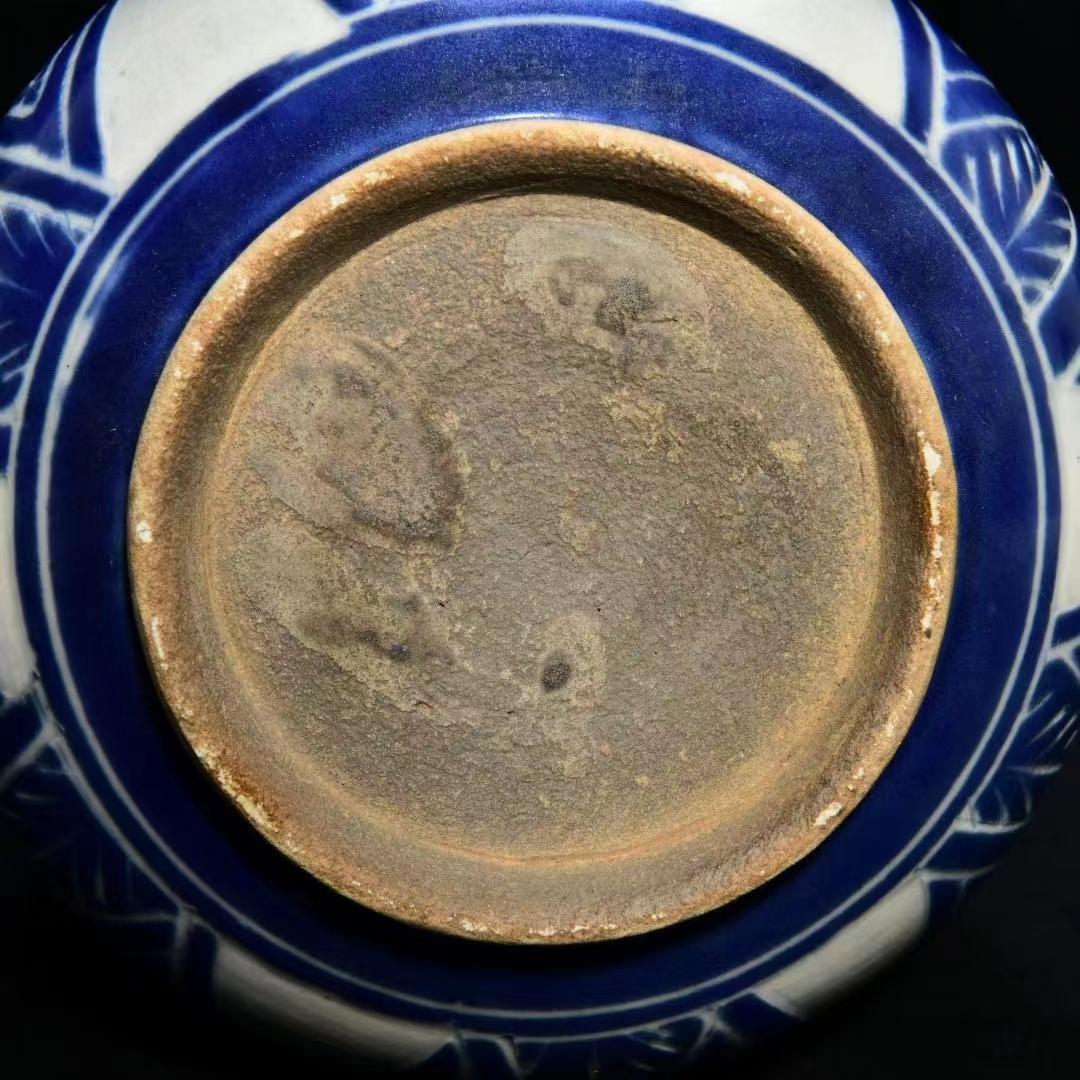 中国古美術・旧蔵の陶磁器:五連管瓶・13x23cm・茶道具・案頭・置物・文房具