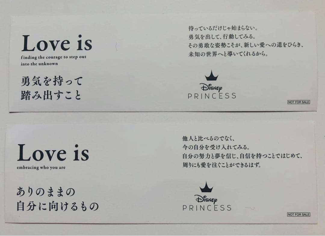 ディズニーのプリンセス展しおり