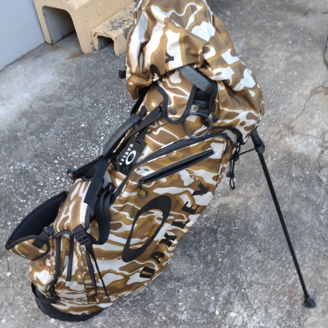 極美品！オークリー茶モカ柄キャディバック