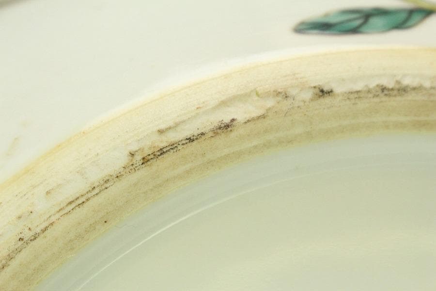 中国美術 色絵 大きな花瓶 高53cm(LC797)