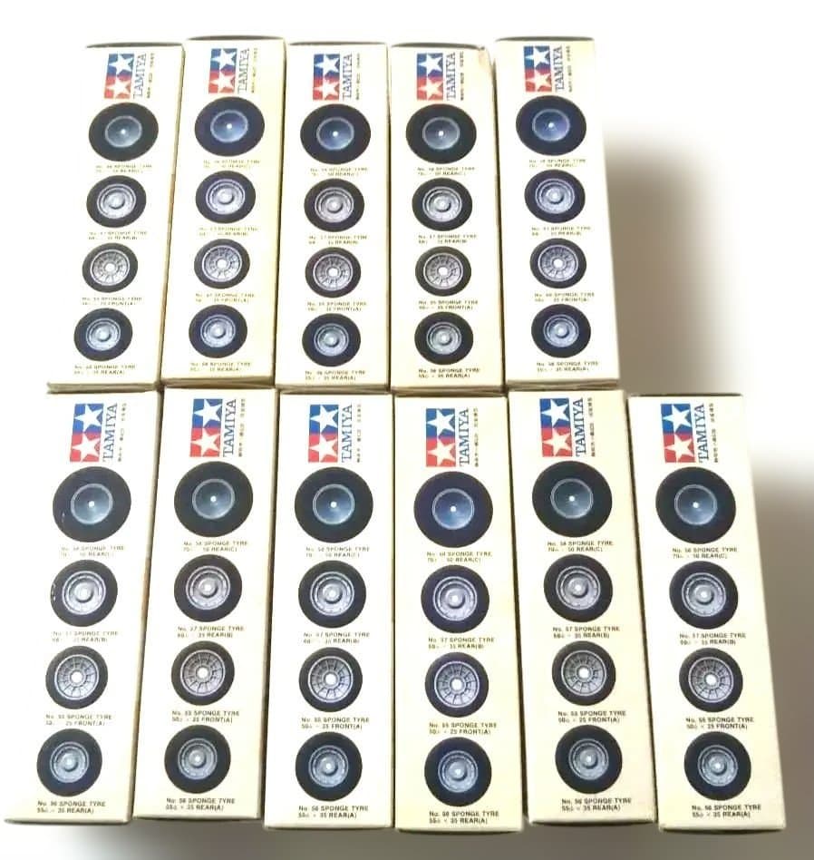 未使用⬛️小鹿タミヤ⬛️SPONGE TYRE 55/40 11個セット