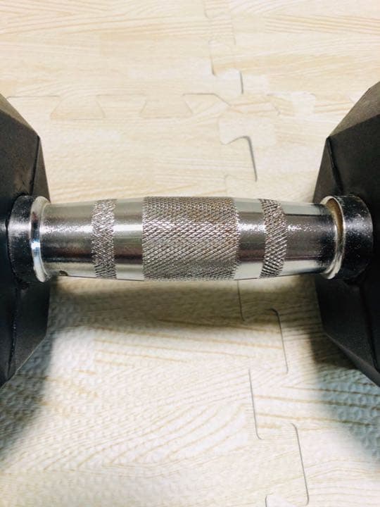 ダンベル20kg ラバー六角形