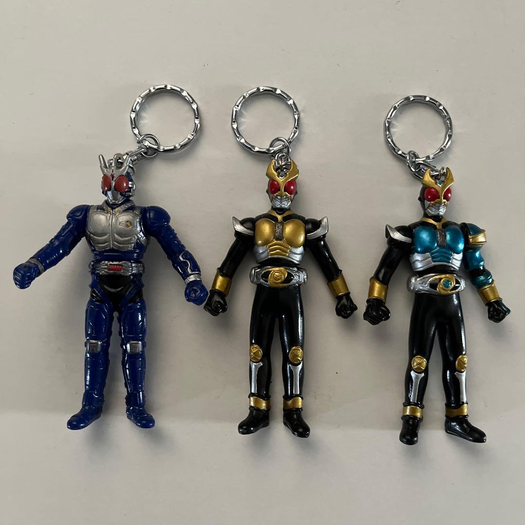 仮面ライダー クウガ・アギトフィギュアキーホルダーセット