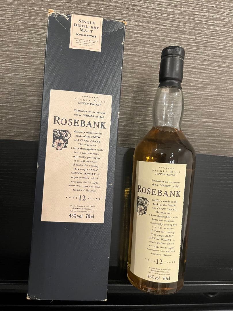 ROSEBANK 12年 シングルモルトウイスキー 700ml 43%