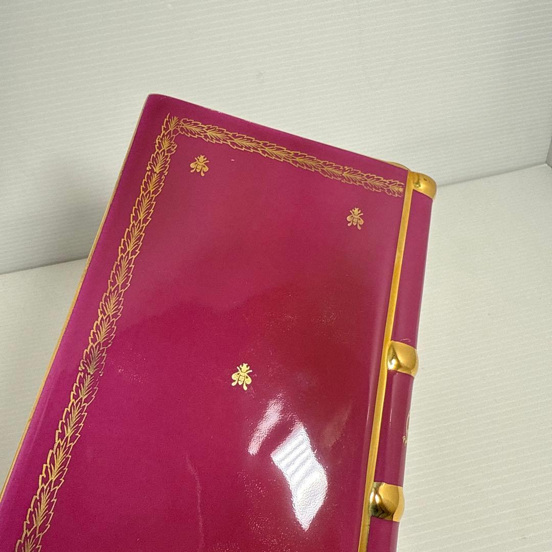 ②レア！空瓶 リモージュ 陶器ボトル ブックボトル ショットグラス 6客セット