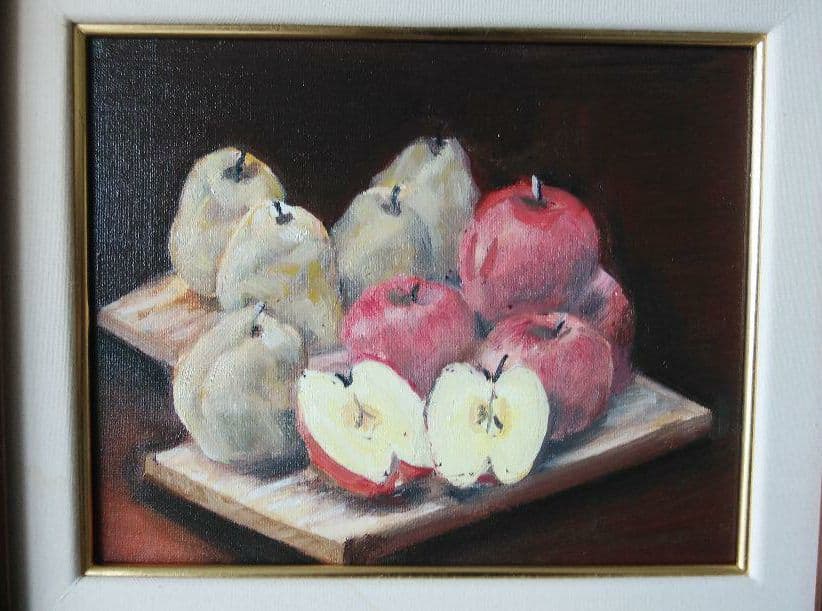 #絵画 #油絵 #静物画