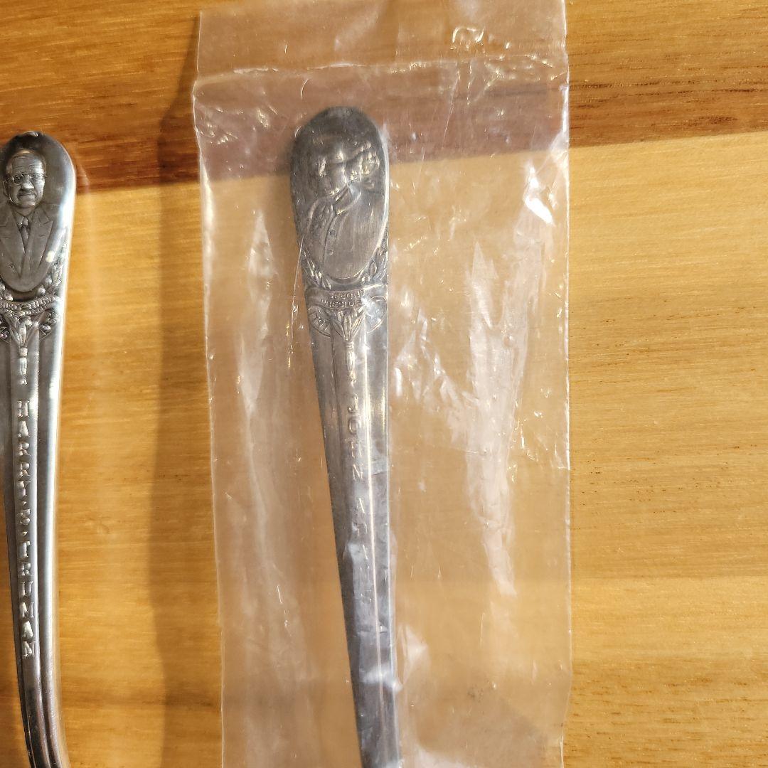 アメリカ歴代大統領 歴史的スプーン7本セット（未使用1本）