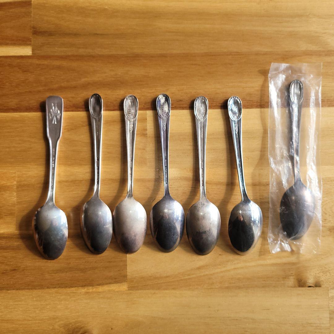 アメリカ歴代大統領 歴史的スプーン7本セット（未使用1本）