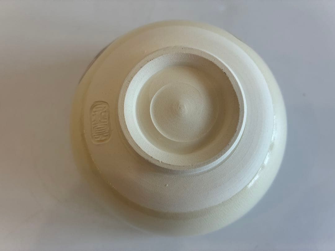 クリスマスデザイン抹茶茶碗 サンタと雪だるま