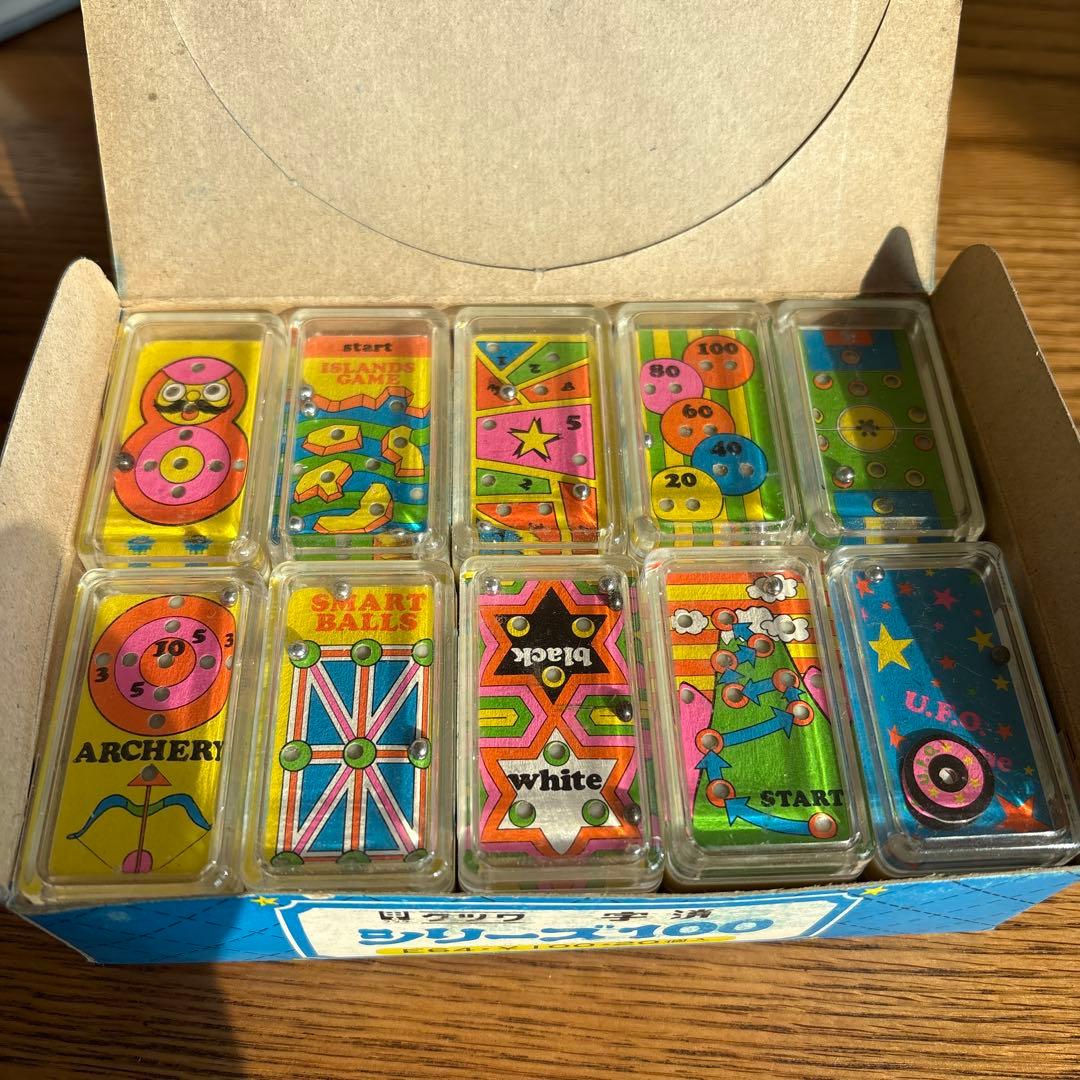 昭和レトロ　ピンボール風　消しゴム　箱入り！20個入り