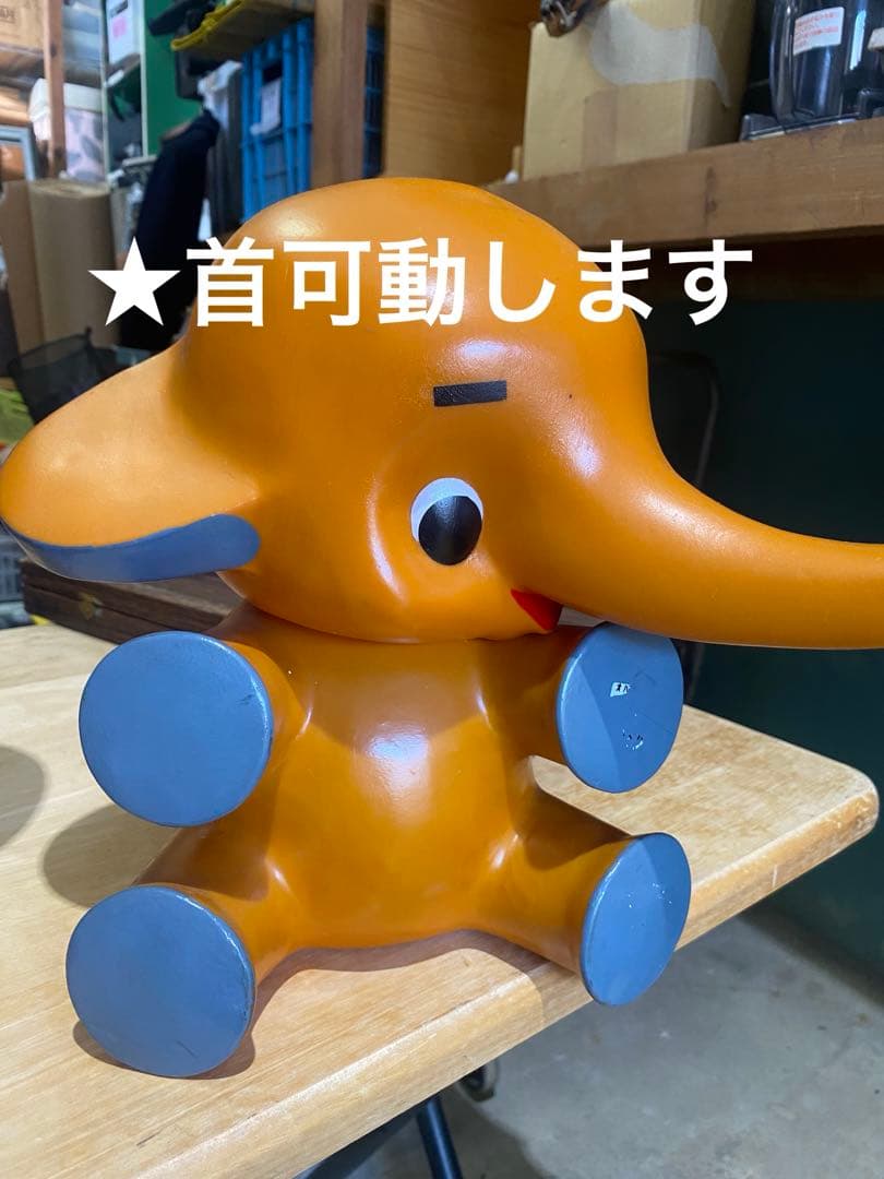 【★激レア★】非売品　サトちゃん　27㎝　昭和レトロ　ソフビ　ノベルティ