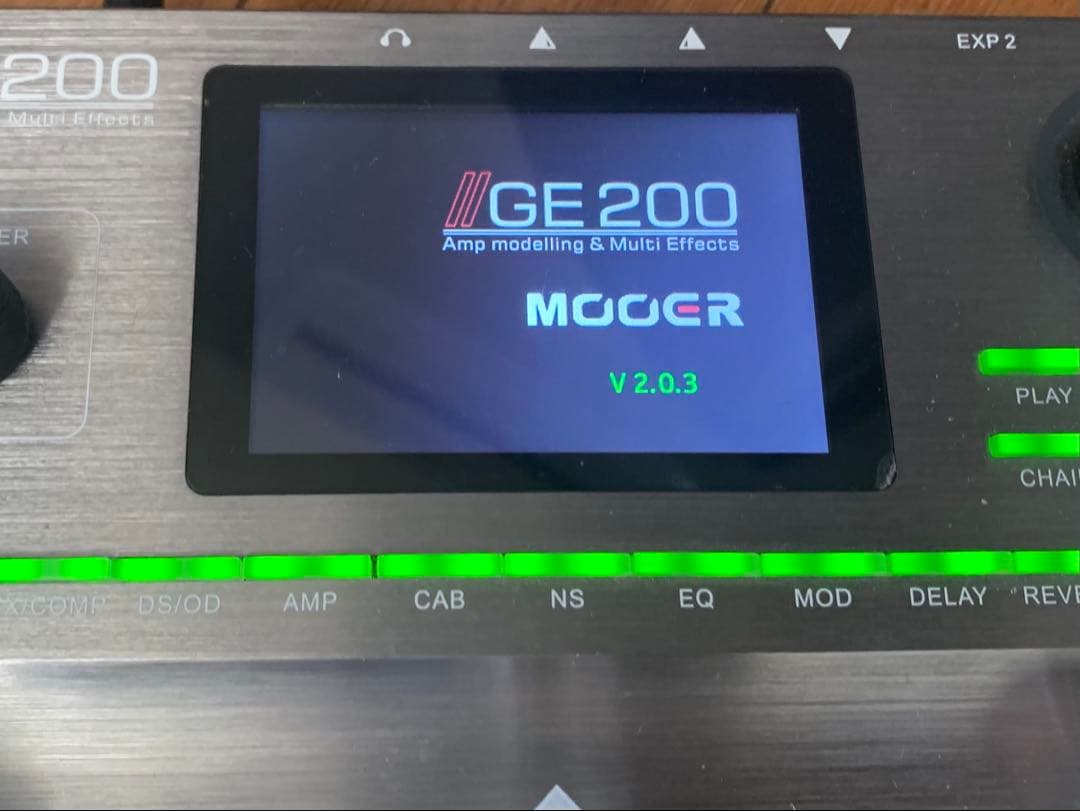 MOOER GE200 アンプモデリング & マルチエフェクト