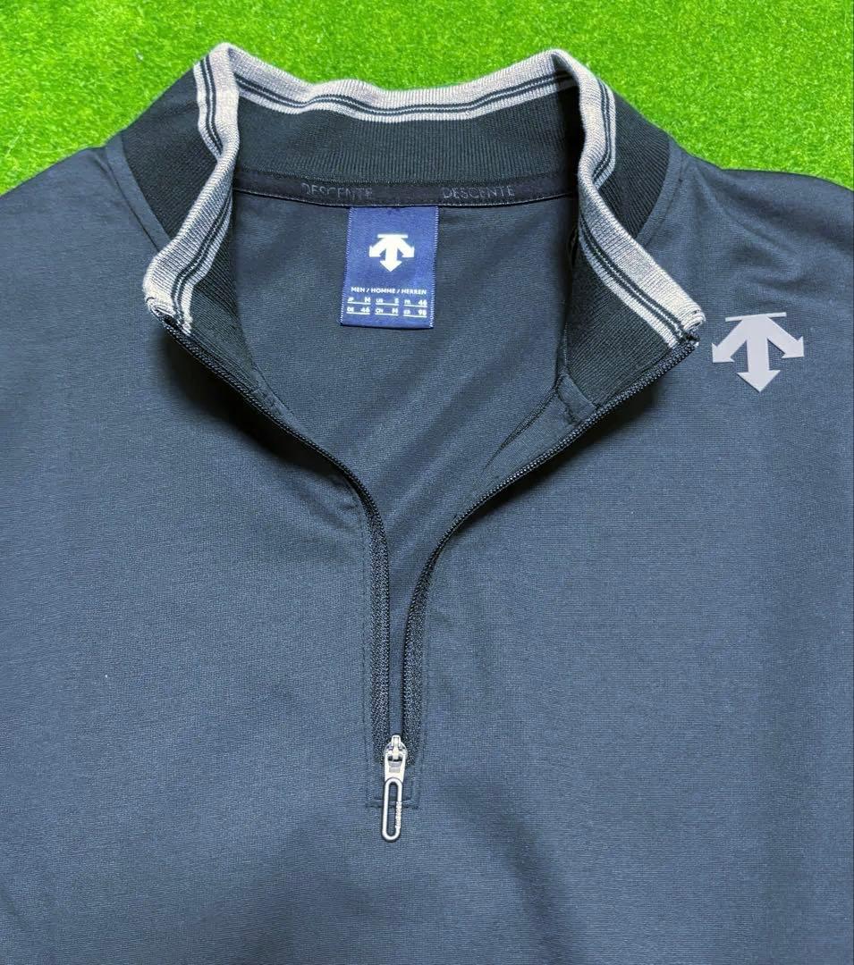 定価24200円 新品未使用品　デサントゴルフ　ハーフジップ　メンズM ブラック