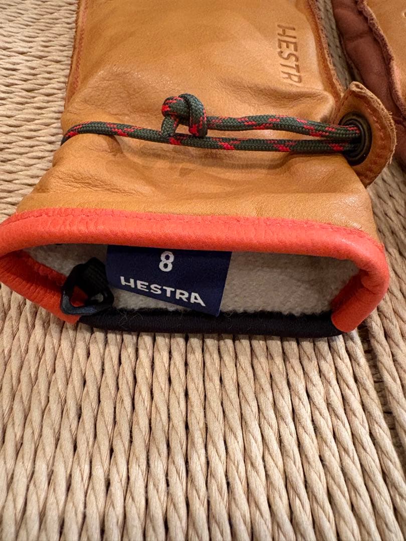 Hestra レザーグローブ Wakayama ブラウン サイズ8