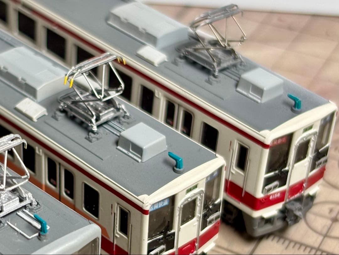 【タイムセール】東武6050系 4両セット　おまけシール付き