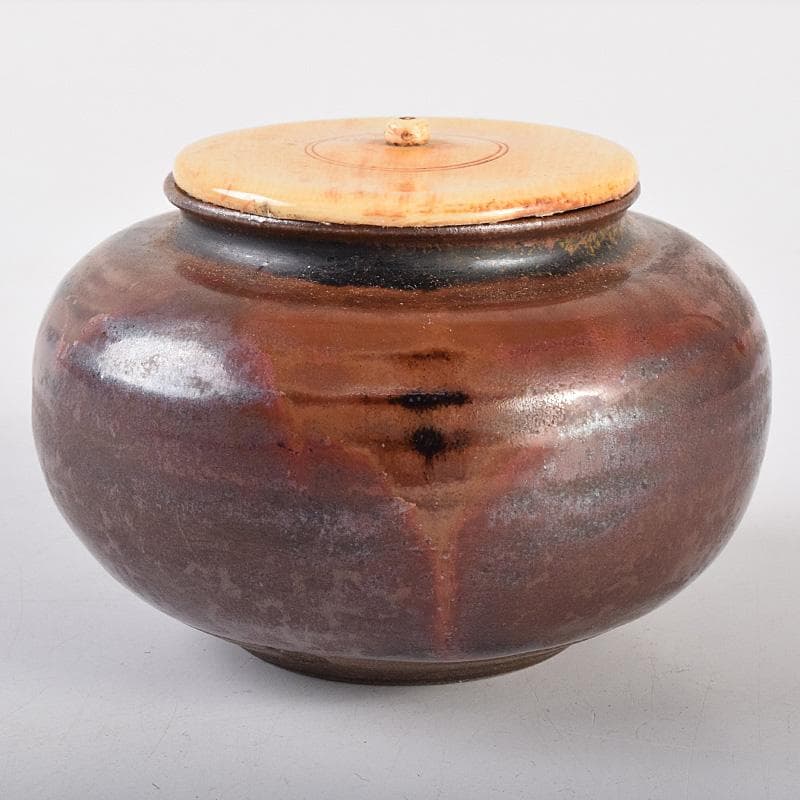 Gojyo 茶入　仕覆三点　啐啄斎極め箱　碌々斎書付二重箱　F　R7745