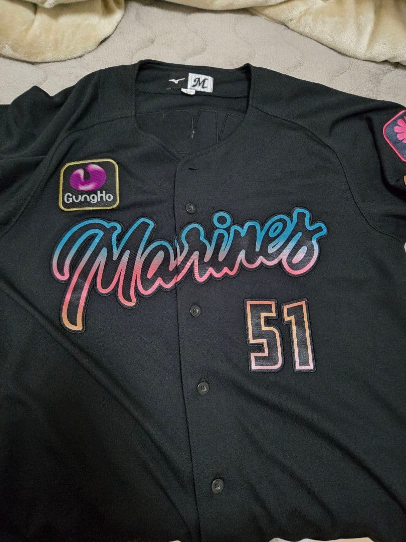 千葉ロッテ ユニフォーム 山口　BSW　Lサイズ