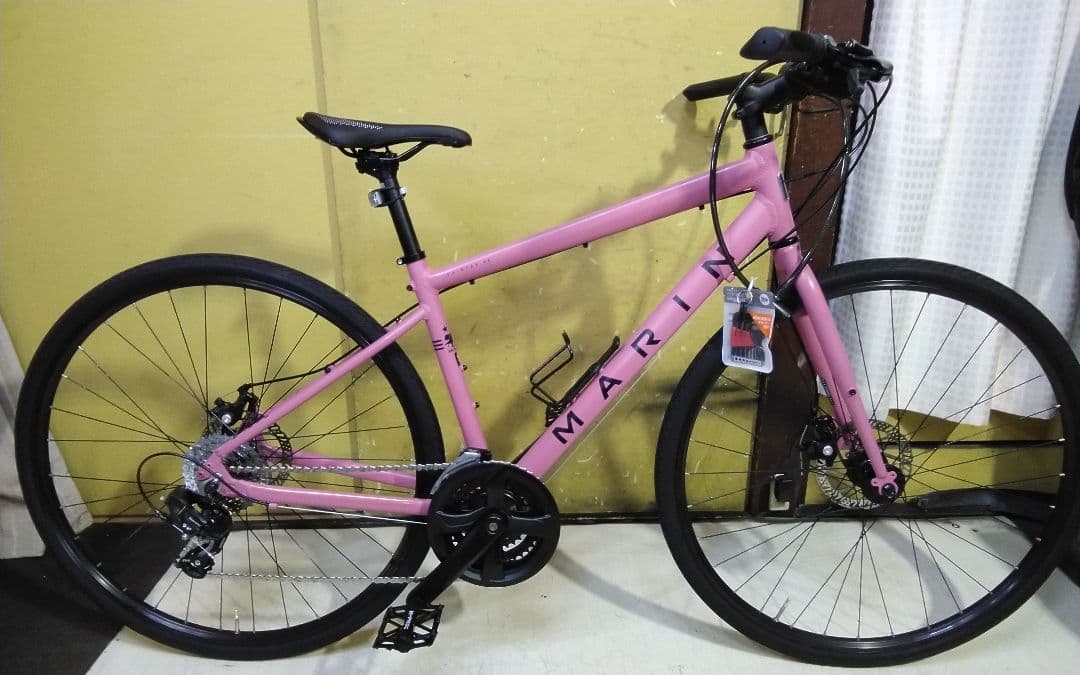 福岡市引取限定/MARIN DISC 21段変速 160cm～ 前後タイヤ新品