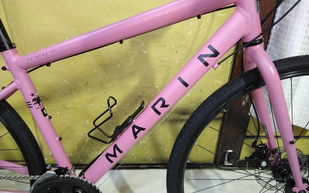 福岡市引取限定/MARIN DISC 21段変速 160cm～ 前後タイヤ新品