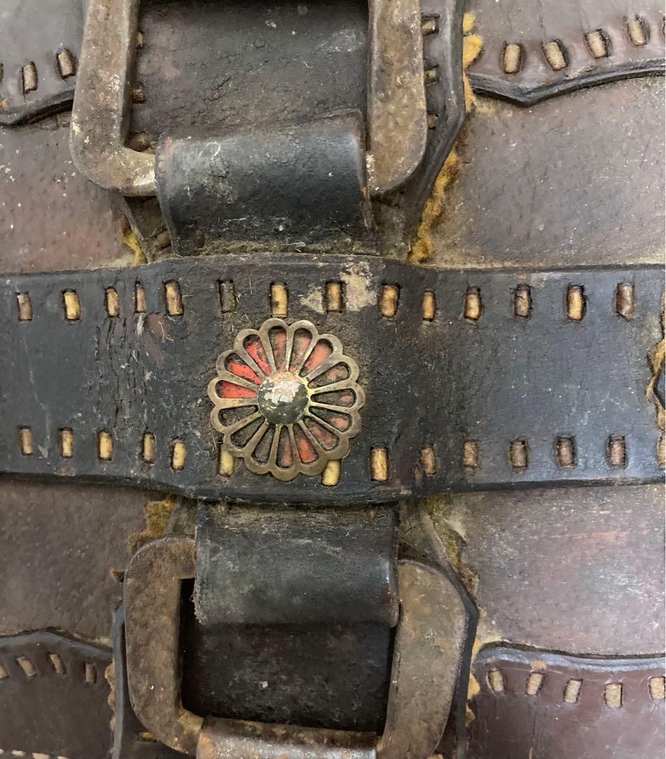 アンティーク　馬場鞍馬具　ポニー用年代物　二つセット