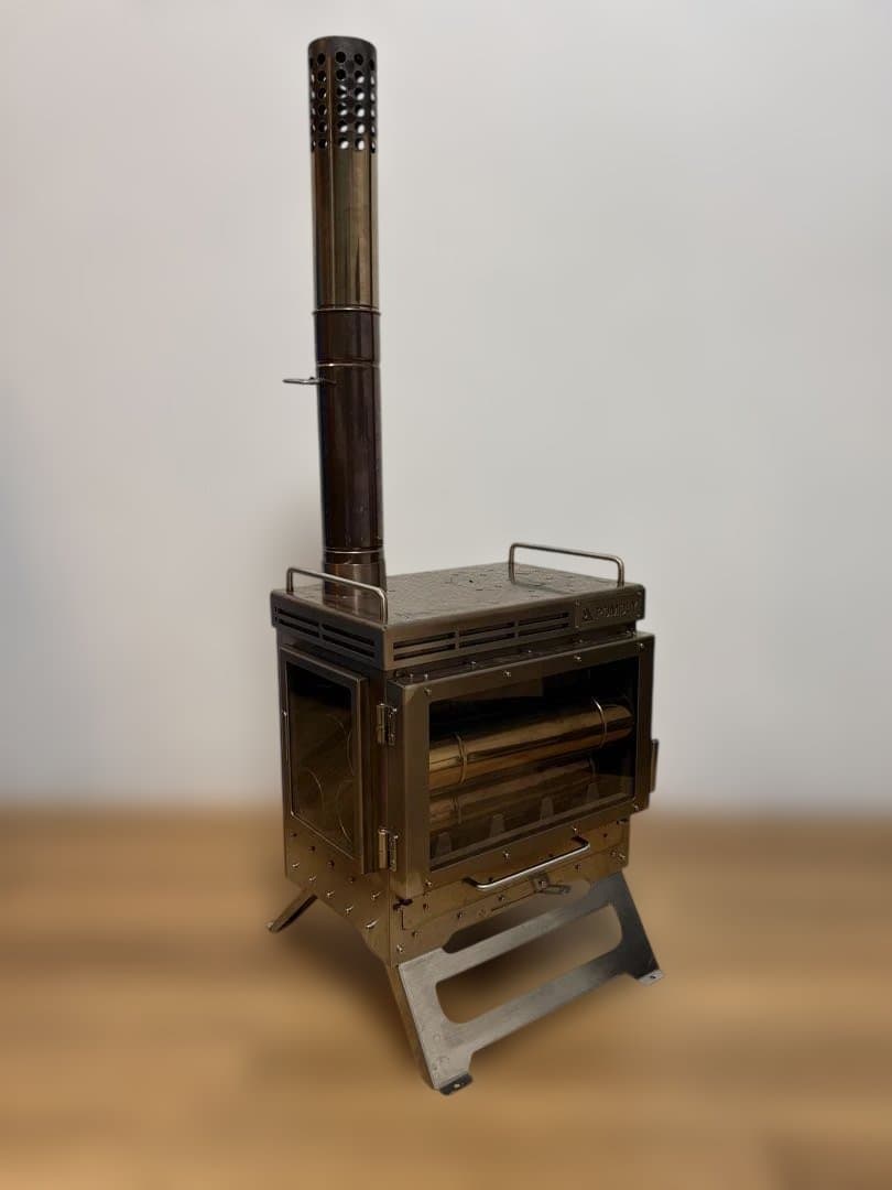 POMOLY Dweller Max 2.0 ステンレス製キャンプ用薪ストーブ