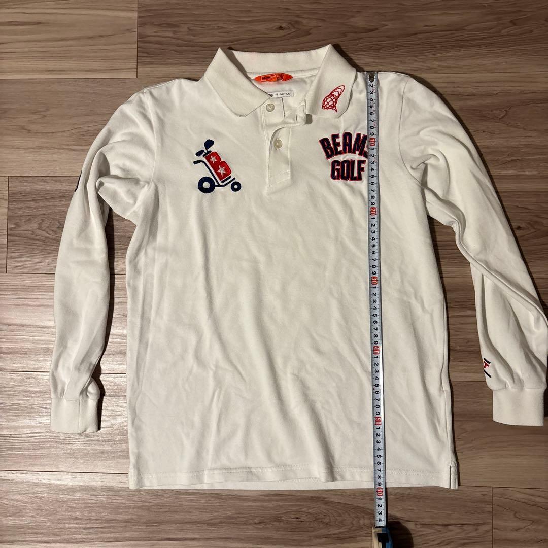 BEAMS GOLF ホワイト 長袖シャツ