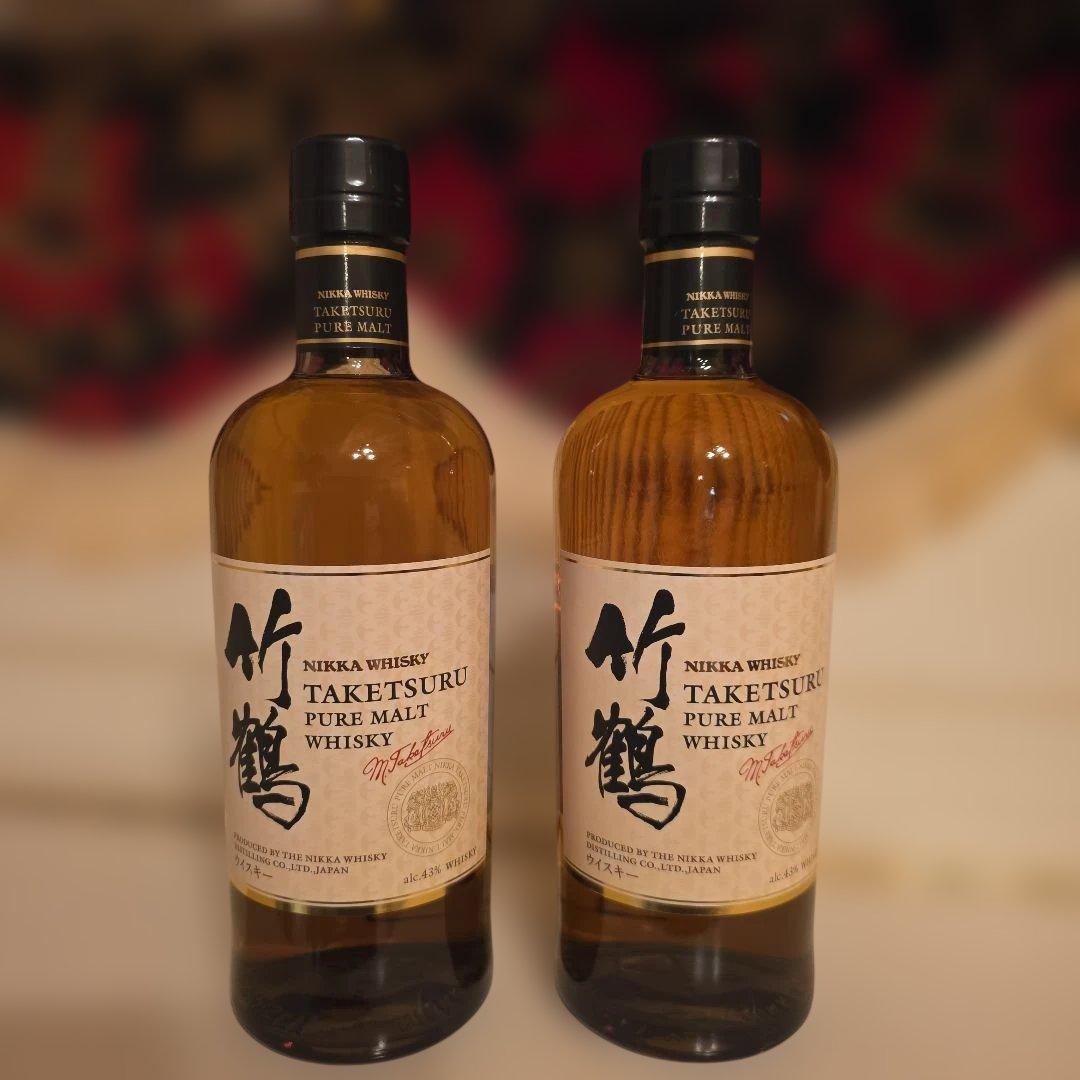 [入手困難] ( NIKKA ) 竹鶴 ピュアモルト< 新品商品> 2本 !